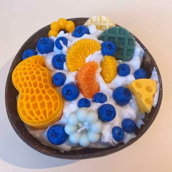 カラフルな特別なかわいい誕生日番号キャンドル ワックス