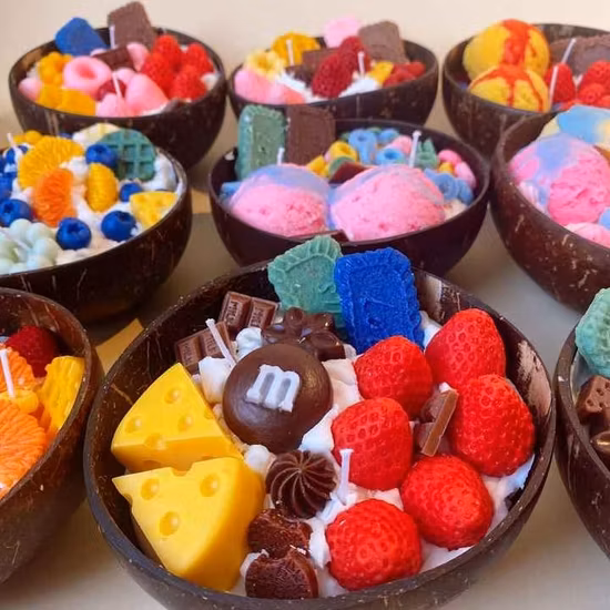 カラフルな特別なかわいい誕生日番号キャンドル ワックス